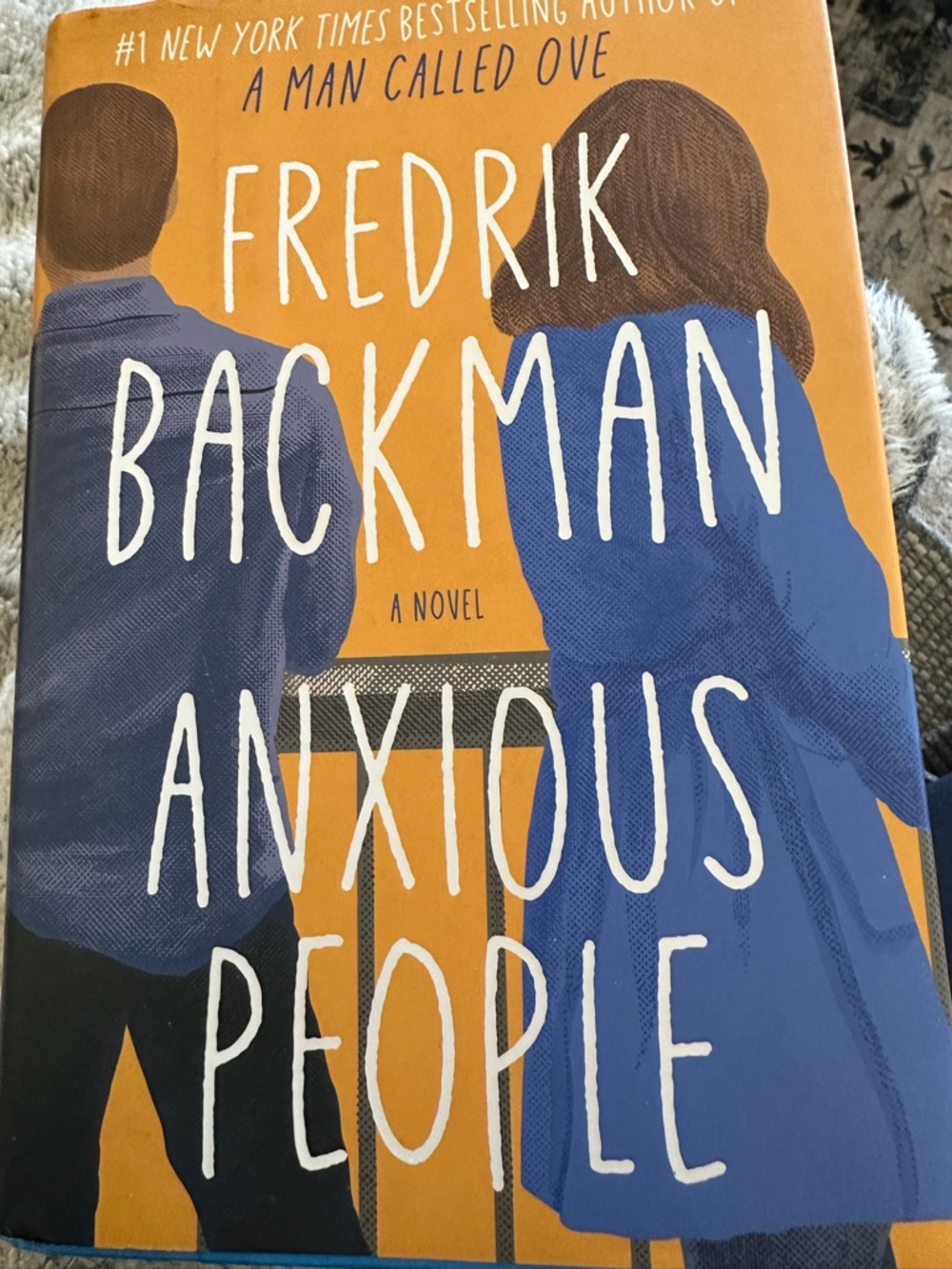 Anxious People - Blue & Orange Hardcover Novel